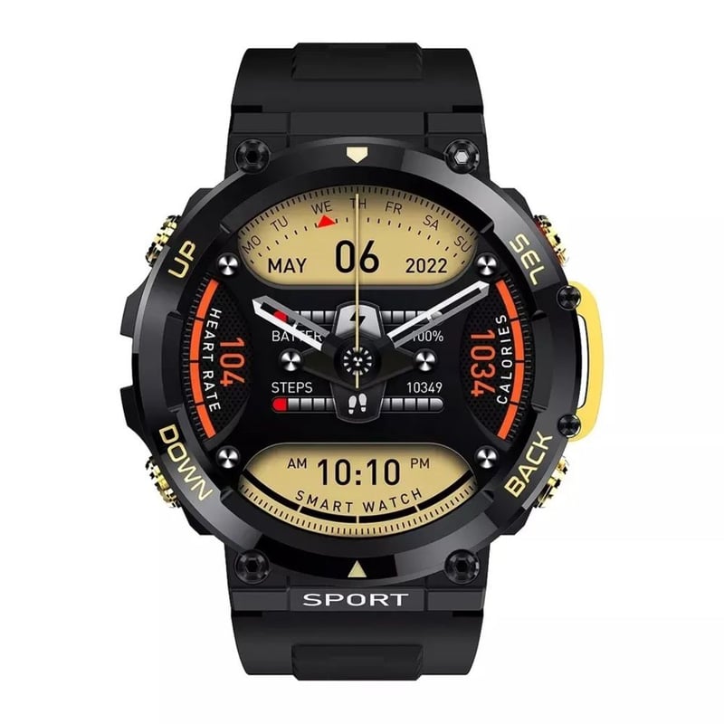 HANDS UP - Smartwatch LF33 Acuatico NFC Negro