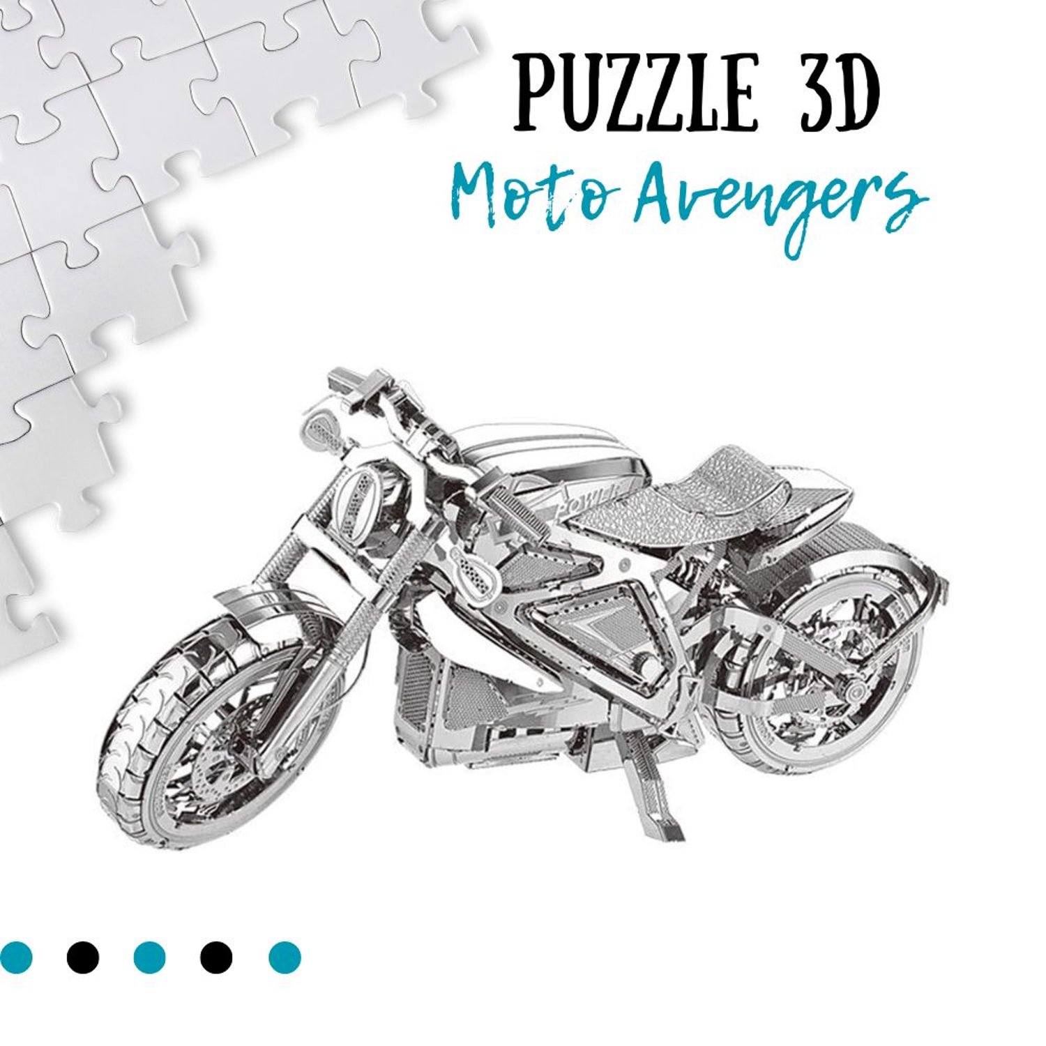 Rompecabezas Armable 3D Moto Avengers para Ninos y Adultos SHEEPBUSTER falabella