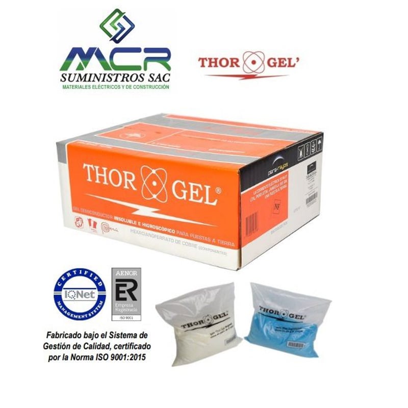 NACIONAL - Gel Conductivo 5 kg Para Pozo a Tierra thor gel