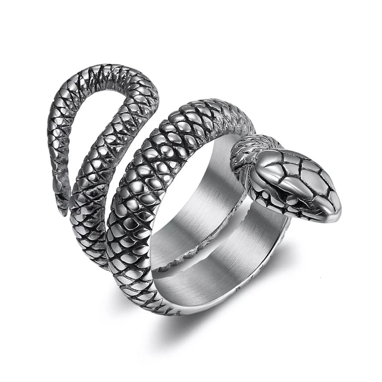 Anillo Serpiente para hombre Acero Quirurgico Inoxidable 316L WATTACA falabella
