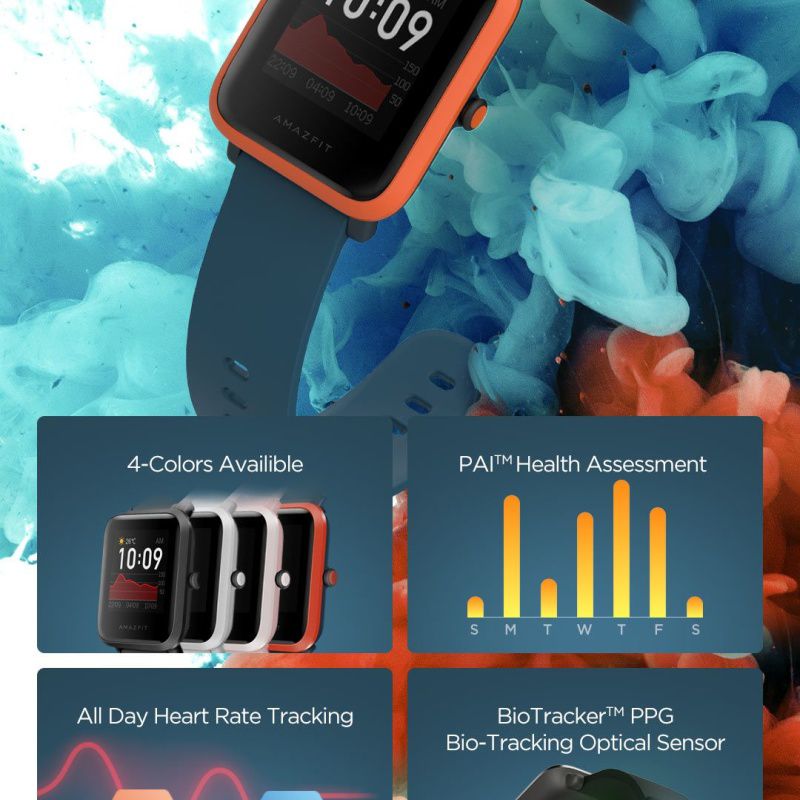 Smartwatch Amazfit Bip S Rosa AMAZFIT falabella