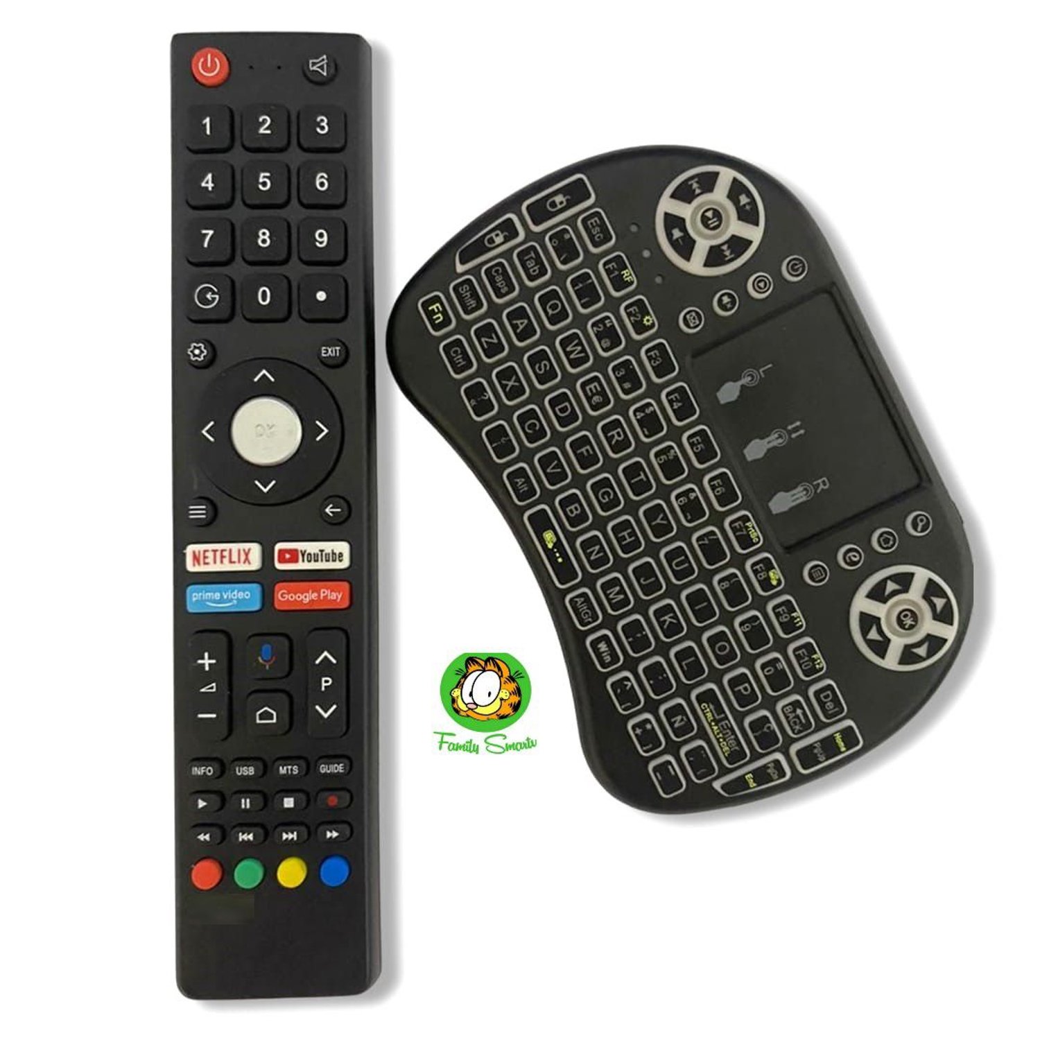 Control Remoto JVC RM C3362 Android Tv Mini Teclado UNIVERSAL falabella