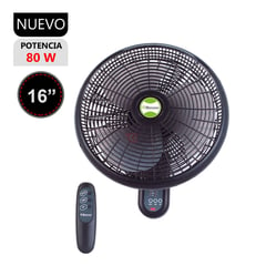 BOSSKO - Ventilador De Pared BK-8210PD con control remoto