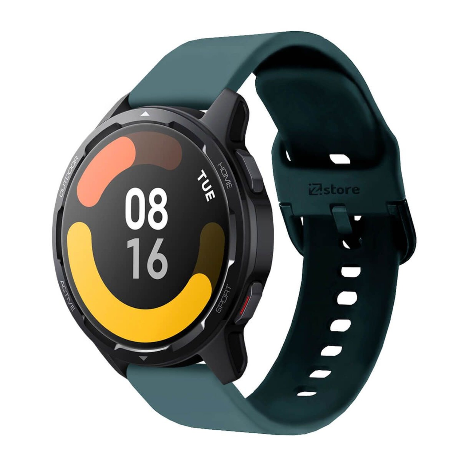 Correa Compatible Con Xiaomi Watch S1 Active Verde Oscuro Hebilla 22mm GENERICO falabella