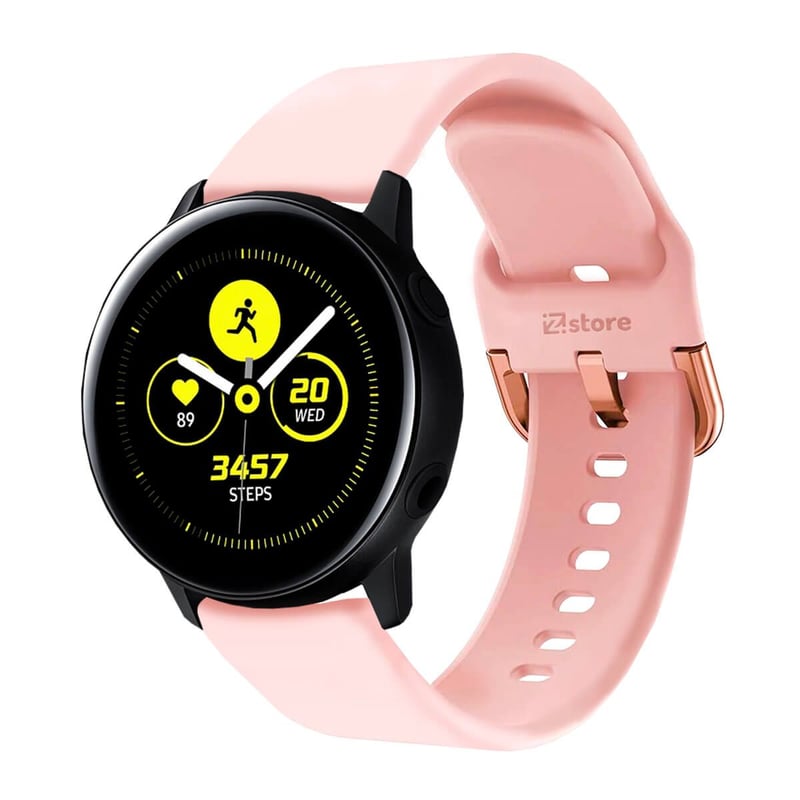 Correa Compatible Con Samsung Galaxy Watch Active Rosado Hebilla 20mm GENERICO falabella