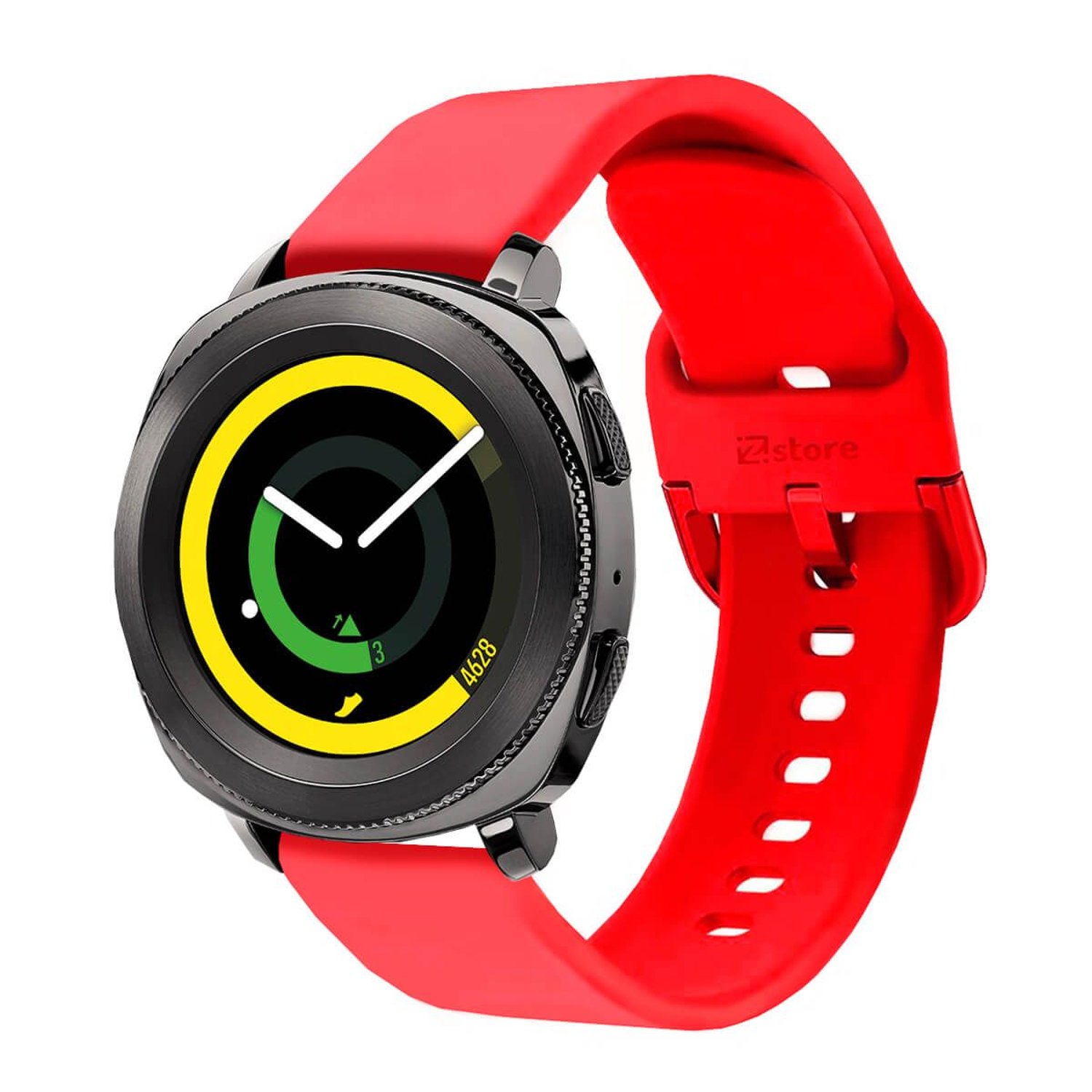 Correa Compatible Con Samsung Gear Sport Rojo Hebilla 20mm GENERICO falabella