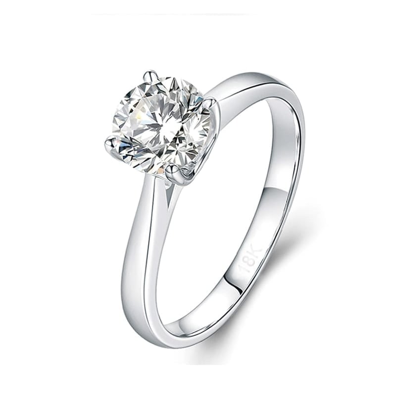 Anillo bañado en oro blanco hotsell