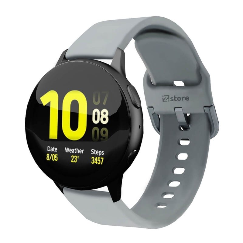 Correa Compatible Con Samsung Galaxy Watch Active 2 40MM 44MM Gris GENERICO falabella