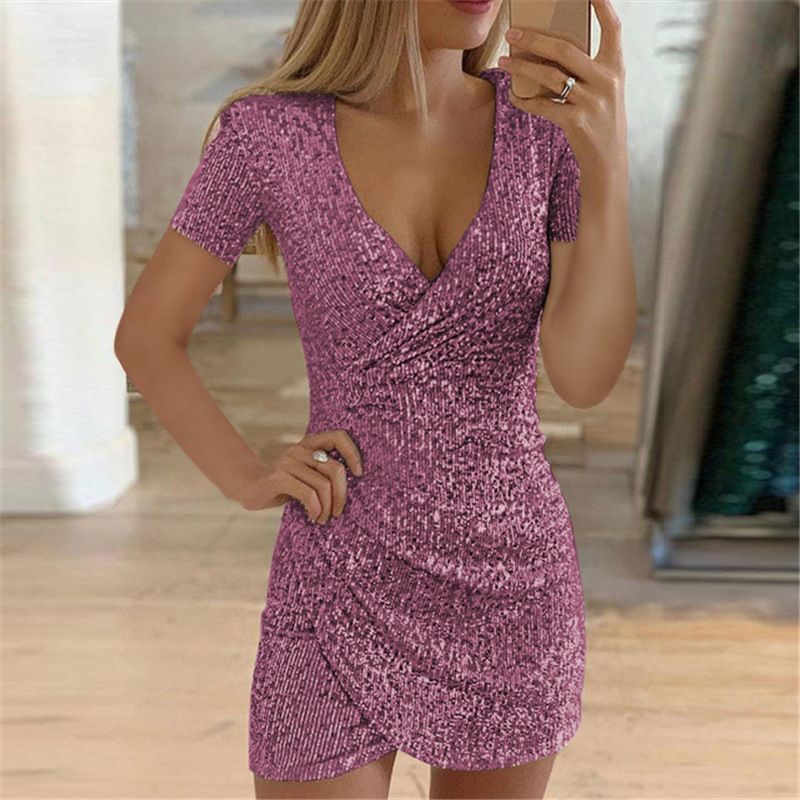 Vestido rosado mujer shop