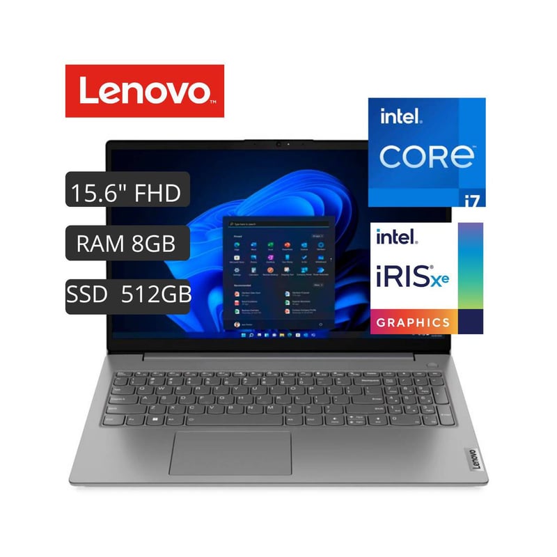 LENOVO - LAPTOP LENOVO V15 G3 15.6"FHD TN I7 12VA 8GB DDR4 512 GB