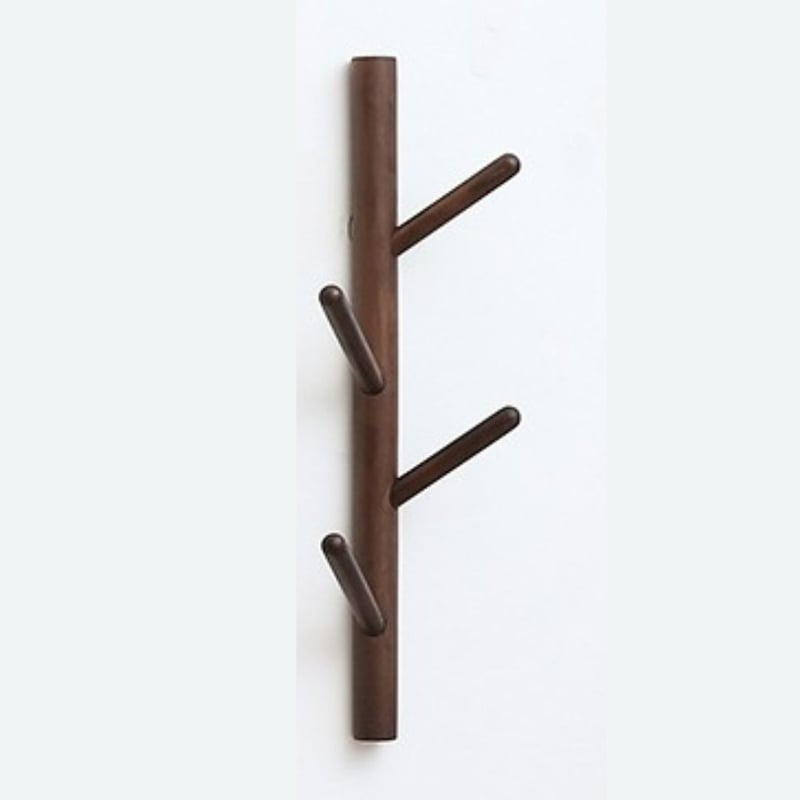 Perchero de pared Madera Nogal Sodimac Peru
