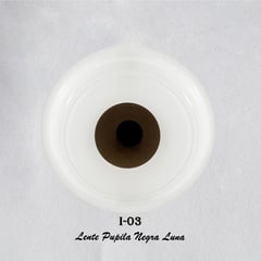LUNA - Pupila Negra Marca Luna I03 Lente de contacto blando para leucomas