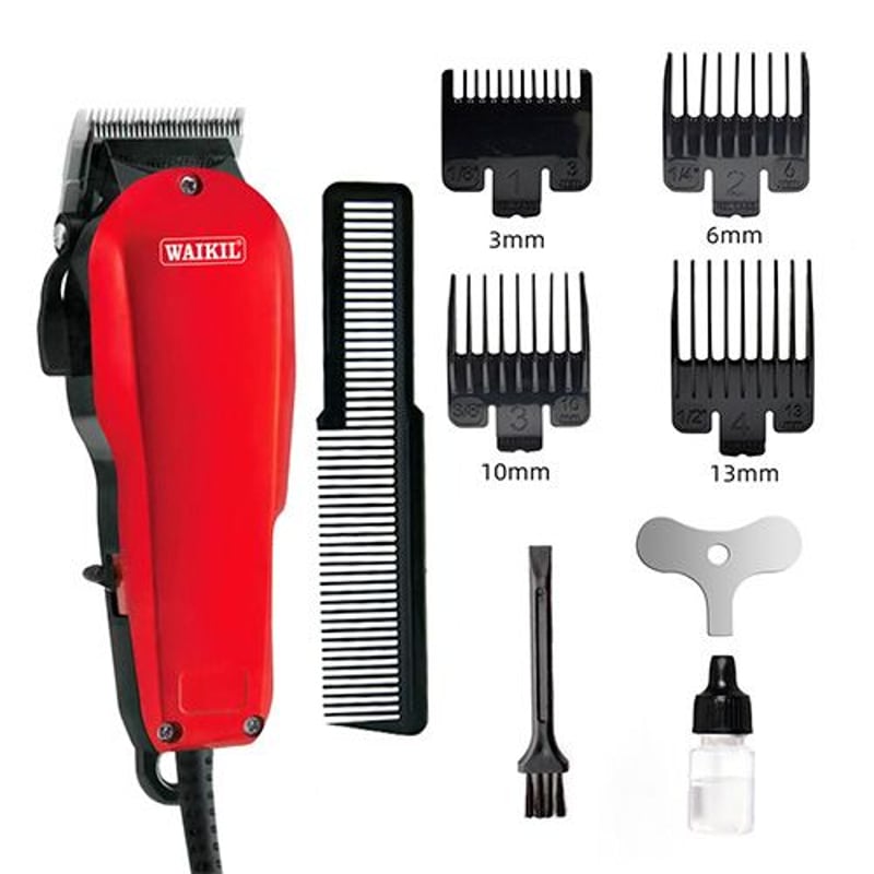 Maquina Para Cortar Cabello Barba Afeitar Kit 10 Piezas Cortadora