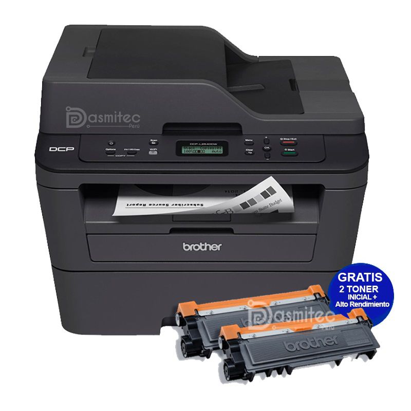 BROTHER - Impresora Brother DCP-L2540DW Multifuncional Laser Pack