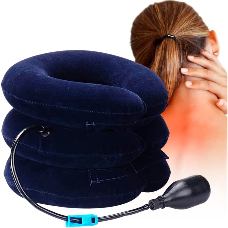 Collarin Cervical Inflable para dolor y tension de Cuello
