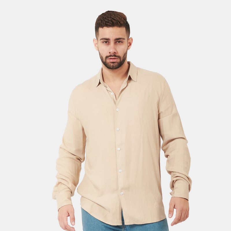 Camisa color perla hotsell