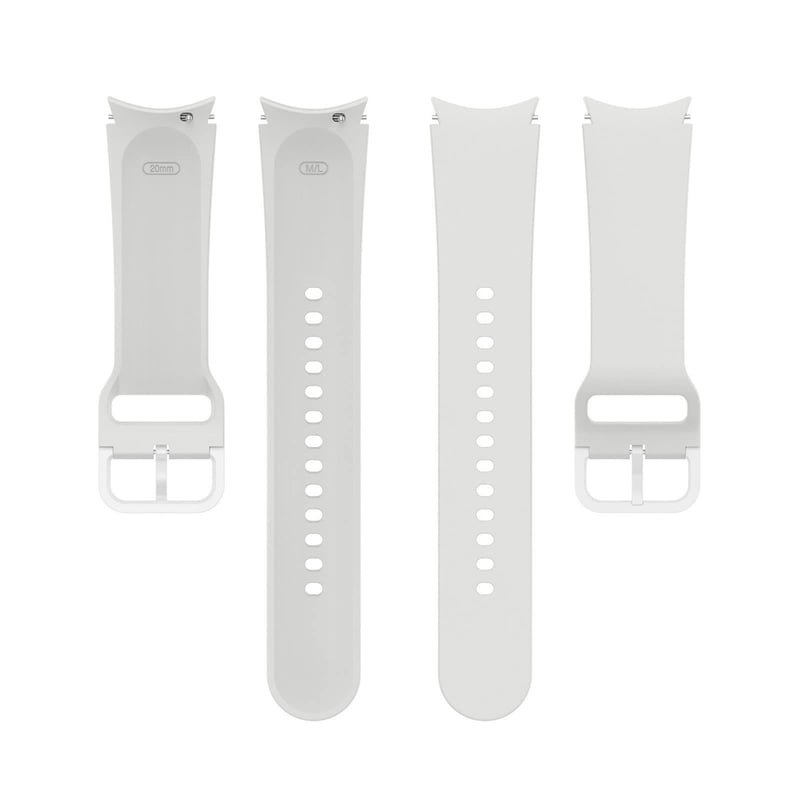 GENERICO - Correa De Silicona Para Smartwath Samsung Galaxy Watch 4 - Blanco