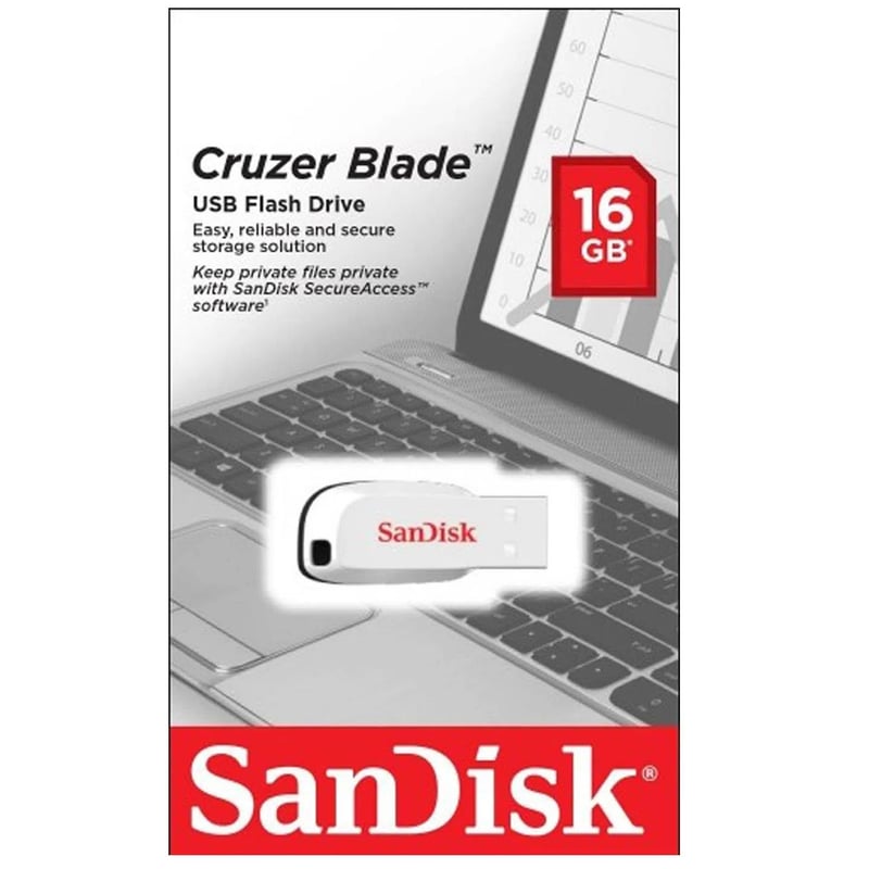 SANDISK - Chiavetta USB Cruzer Blade 16GB USB 2.0