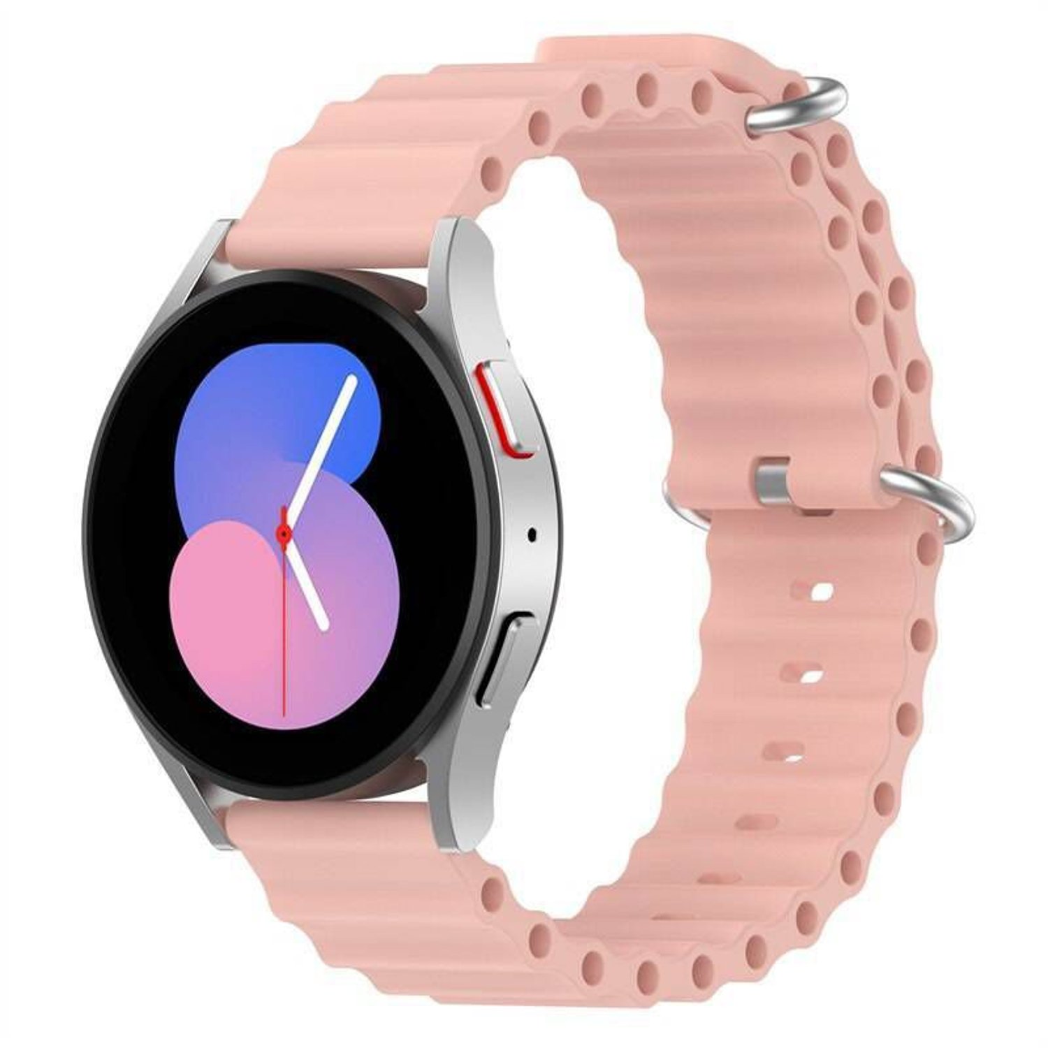 Correa De Silicona Ocean Para Samsung Smartwatch 4 Rosa GENERICO falabella