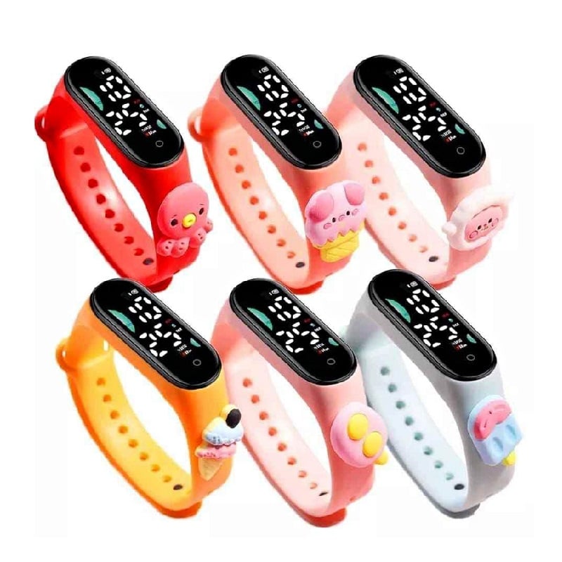 RELOJ DIGITAL KAWAI ACUATICO PARA NINAS Y DAMAS COLORES VARIADOS GENERICO falabella