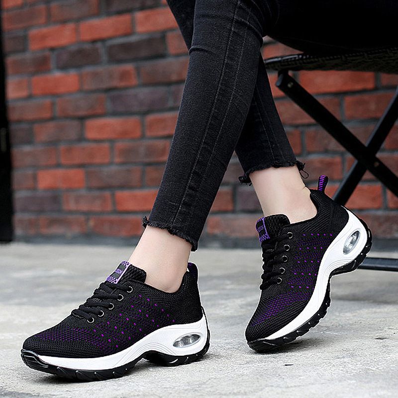Zapatillas para caminar con camara de aire para mujer