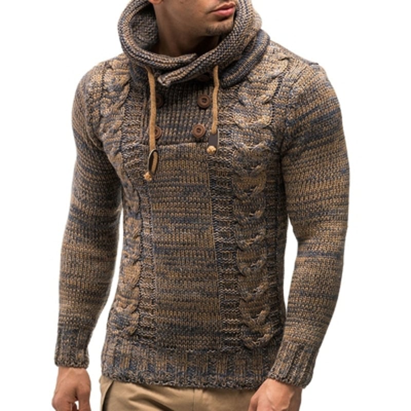 Suéter casual de moda para hombres - Khaki BLWOENS | falabella.com