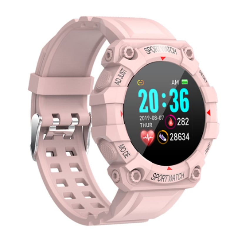 GENERICO - Smartwatch Deportivo Inteligente FD68 ROSADO