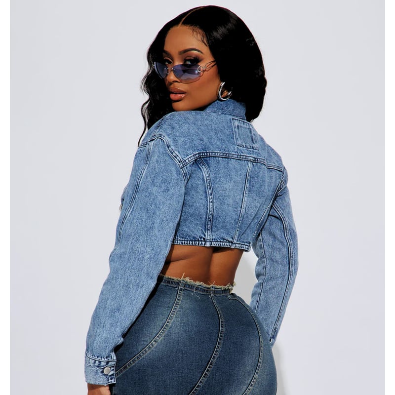 Casaca jean hombre rasgado shop