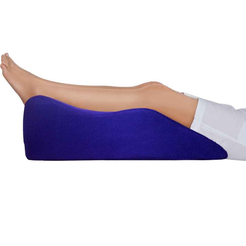 Cojin o Almohada para Piernas Cuna para Varices Dhark Color Azulino