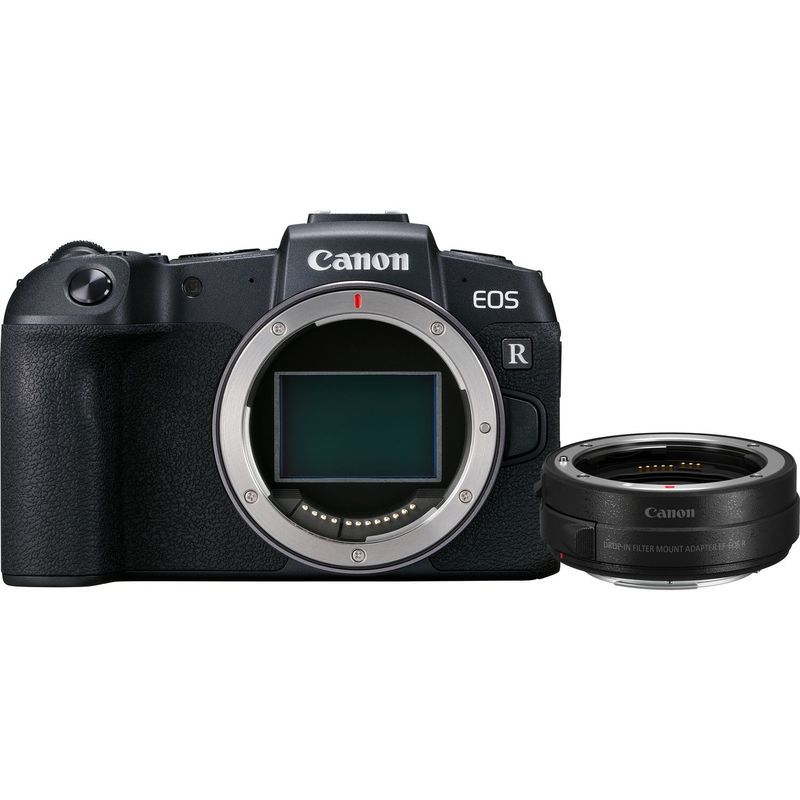 CANON - Canon EOS RP Cámara sin espejo con adaptador - Negro