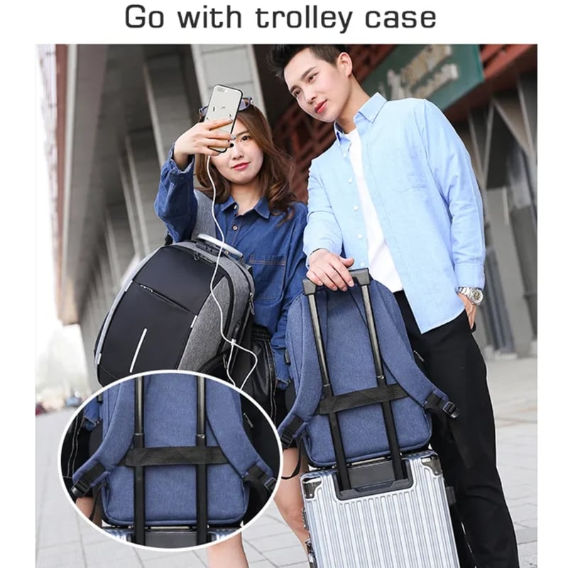 Mochila con Clave Secreta Porta Laptop Reflectiva GENERICO falabella