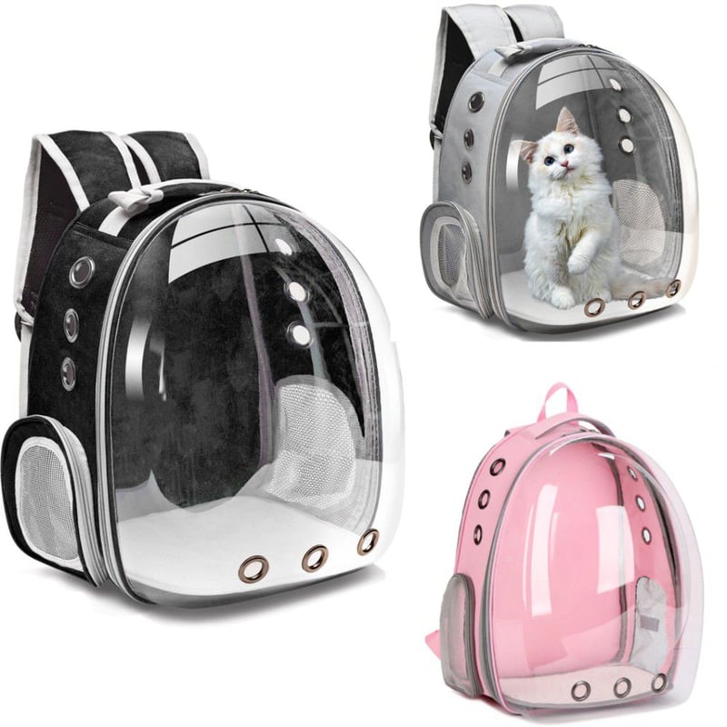 Transportadora de gatos mochila shop