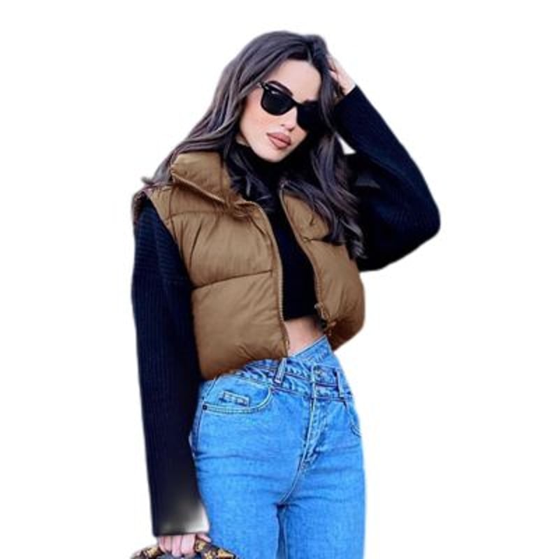 Chalecos de mujer cortos hotsell