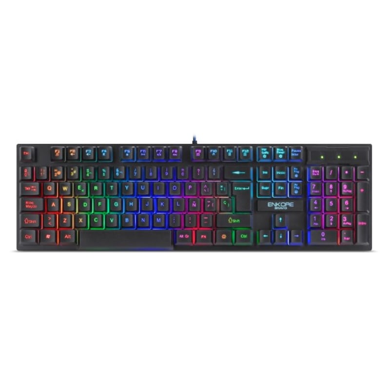 Teclado Gamer Rainbow USB Enkore Bravio ENK605 ENKORE | falabella.com