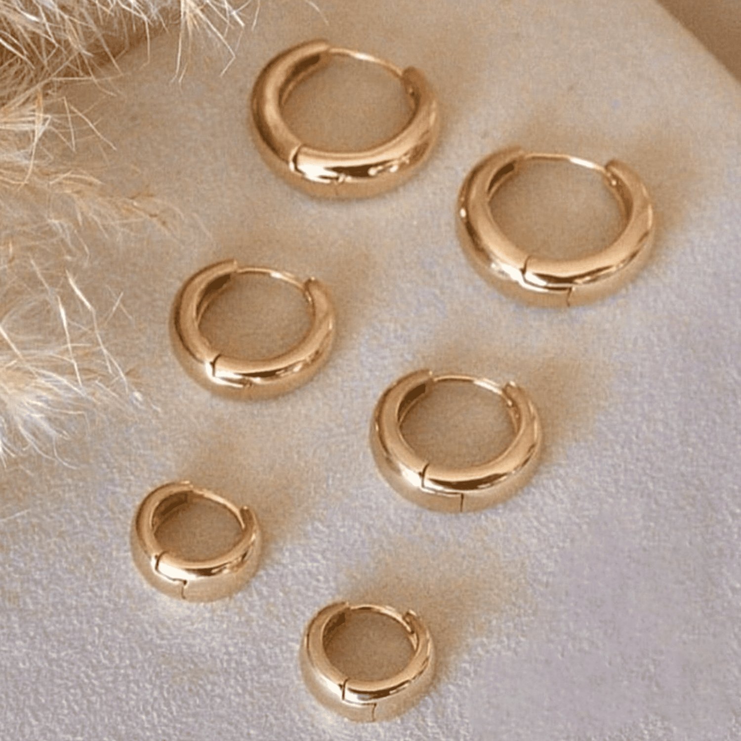 Aretes con argollas shop