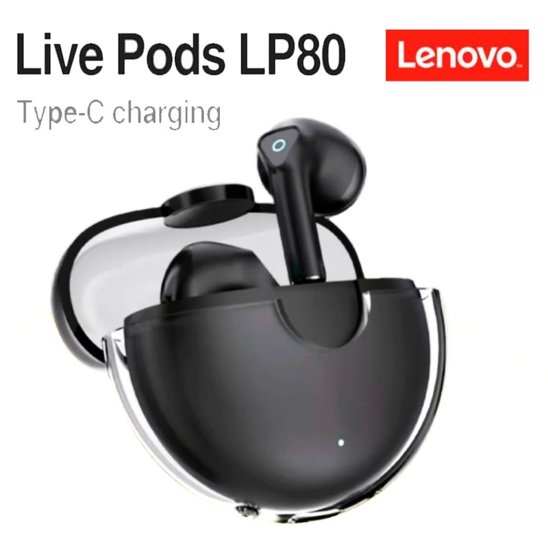 LENOVO - Audífonos Lenovo LP80 Liepoods Con Bluetooth 5.0  Inalámbricos  Y TWS