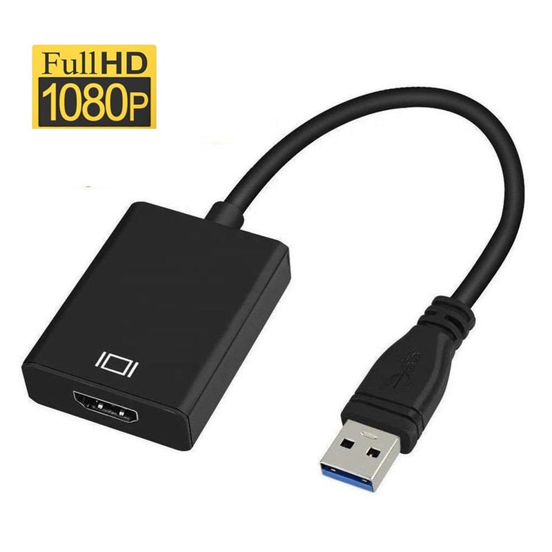 Convertidor Adaptador Tipo USB 3.0 a HDMI Full HD para Windows OEM falabella