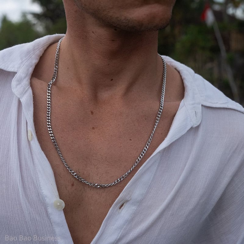Regalos para hombres, collar personalizado para hombre, collar de acero inoxidable grabado de 2 a 5 nombres, collar de cadena para él, papá, colgantes para hombre, regalos de Navidad para hombres