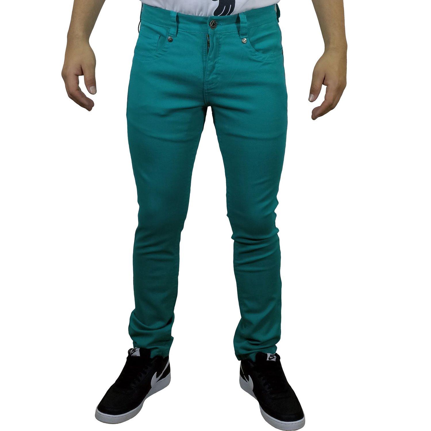 Pantalon turquesa hombre shop