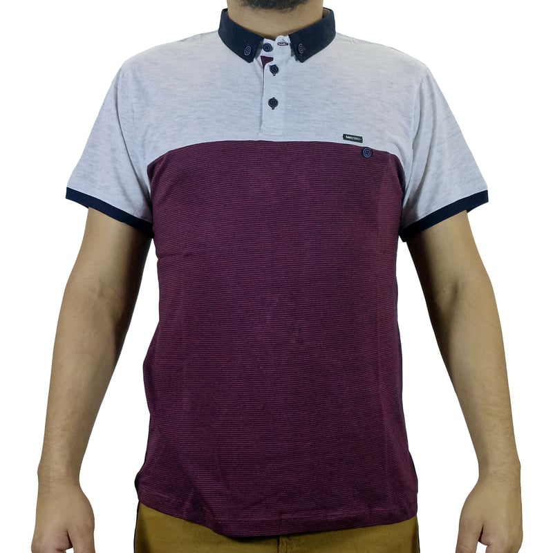 Polo Camisero Anonymous Para Hombre Plomo