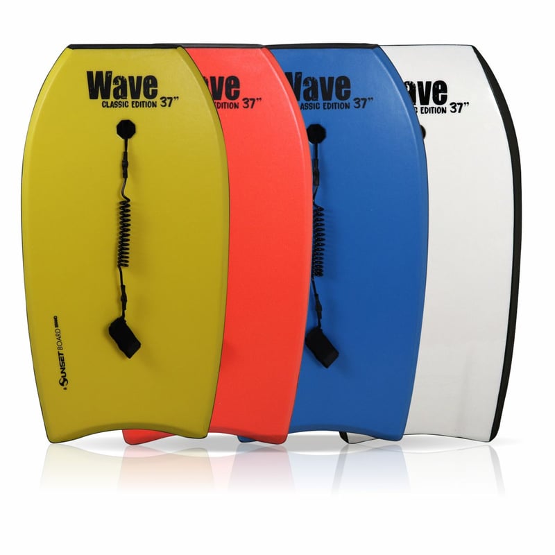 SUNSET BOARD - Bodyboard Wave 37 Roja