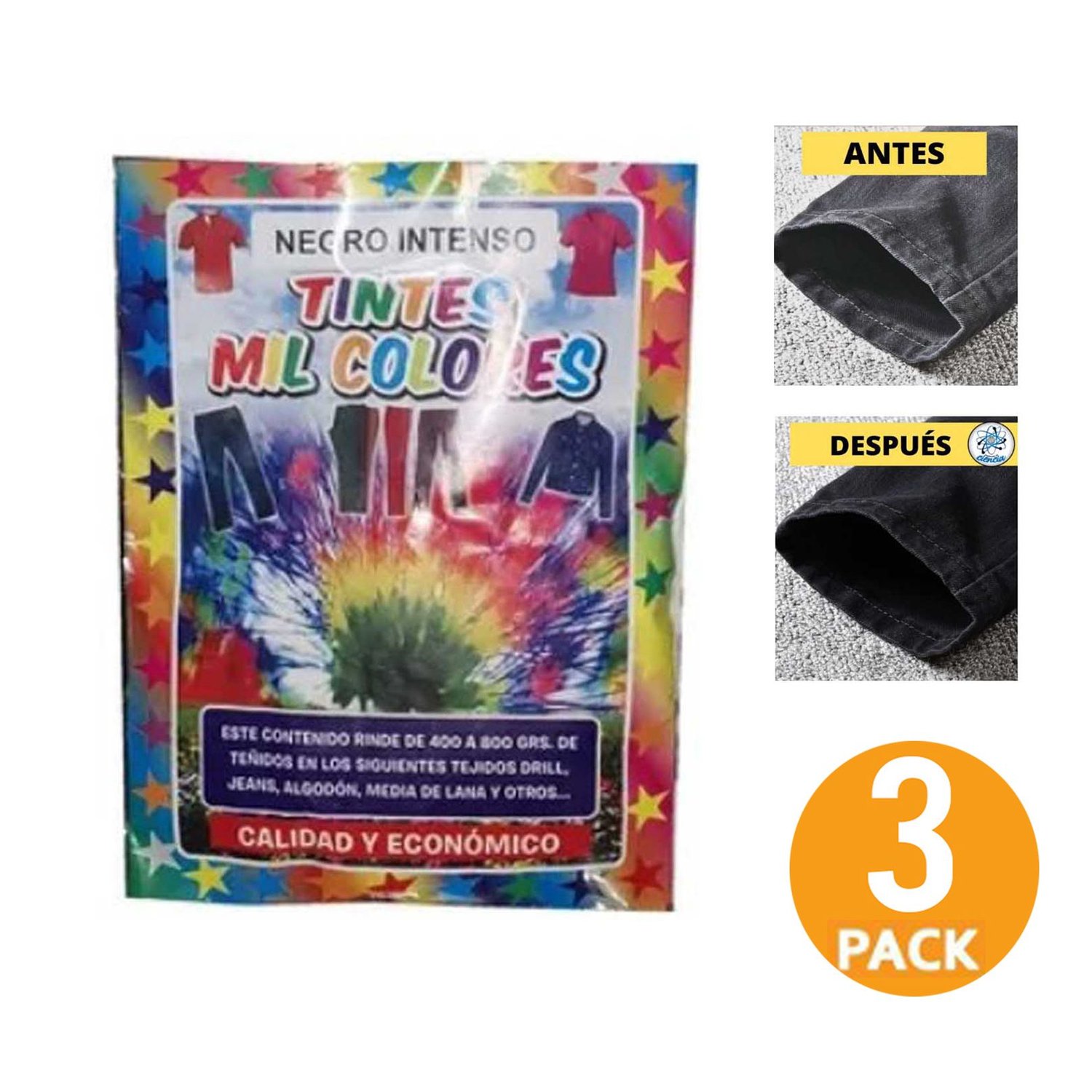 Tinte de ropa negro hotsell