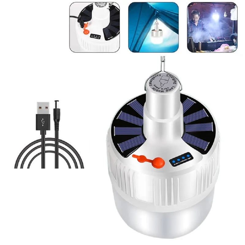 Foco Lámpara Led Solar Portátil Recargable USB GENERICO | falabella.com