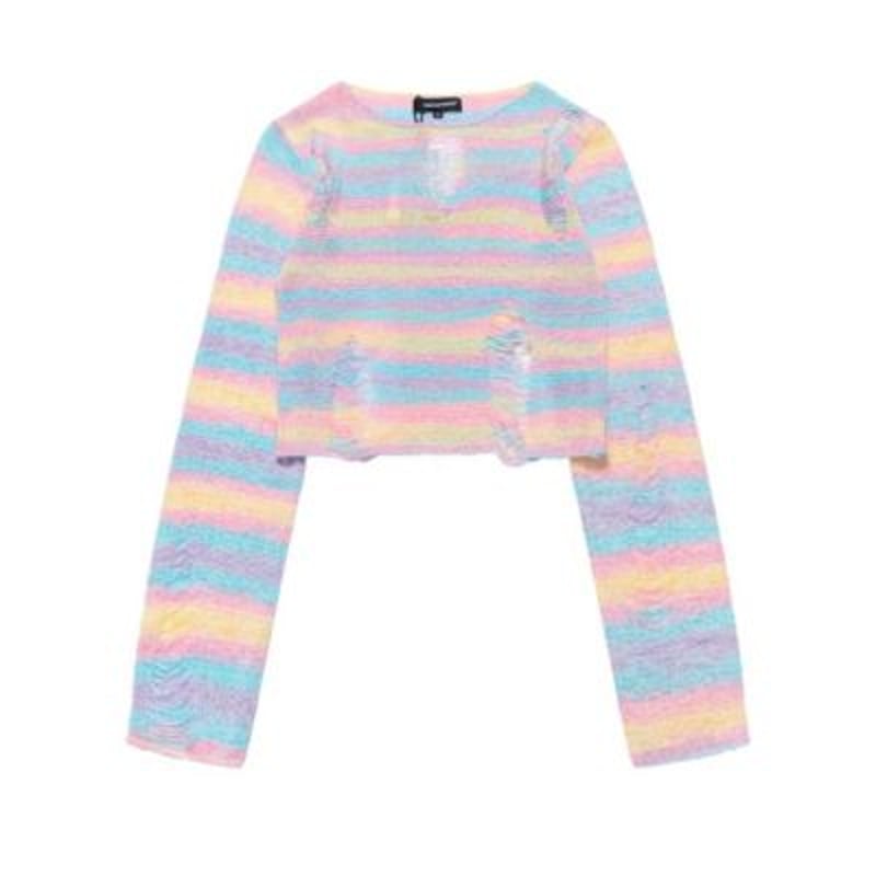 Sueter arcoiris mujer shop