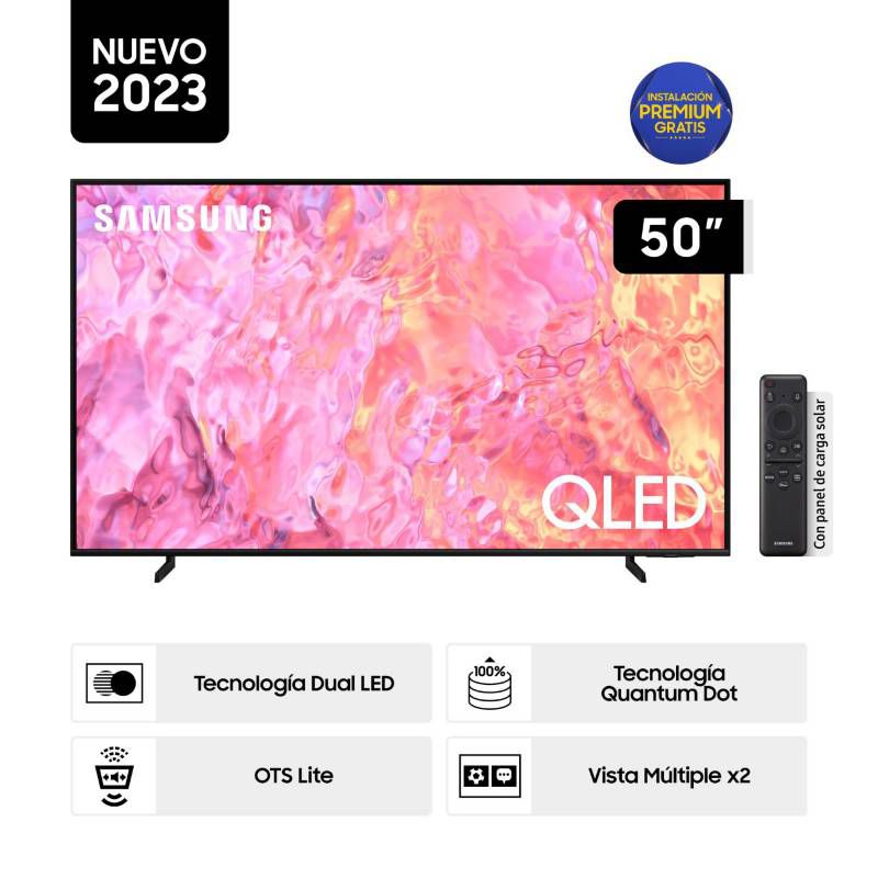 SAMSUNG - Televisor Samsung Smart TV 50 QLED 4K QN50Q60CAGXPE 2023