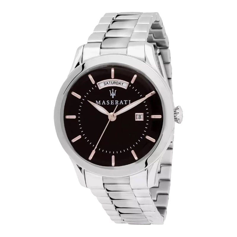Orologio da uomo Maserati Tradizione in maglia di acciaio inossidabile con quadrante blu solare R8851146002 100M