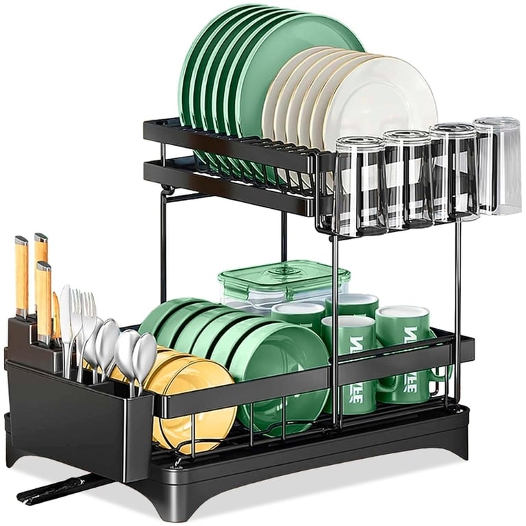 Escurridor de Platos Vasos Elegante Moderno para Cocina 2 Niveles L30  MINARI | falabella.com