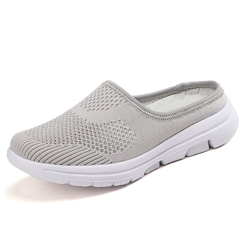 Zapatillas Planas De Malla Transpirable Para Mujer