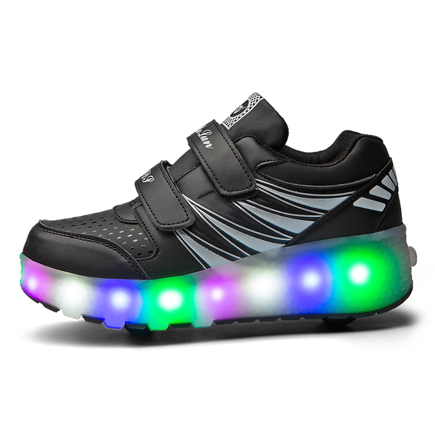 Zapatos con ruedas y luces para niñas shop