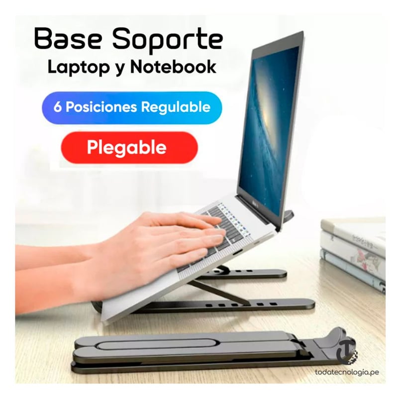 Soporte Para Laptop Notebook Plegable Soporte Antideslizante Premium ...